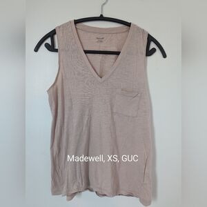 Madewell whisper cotton blush tank top